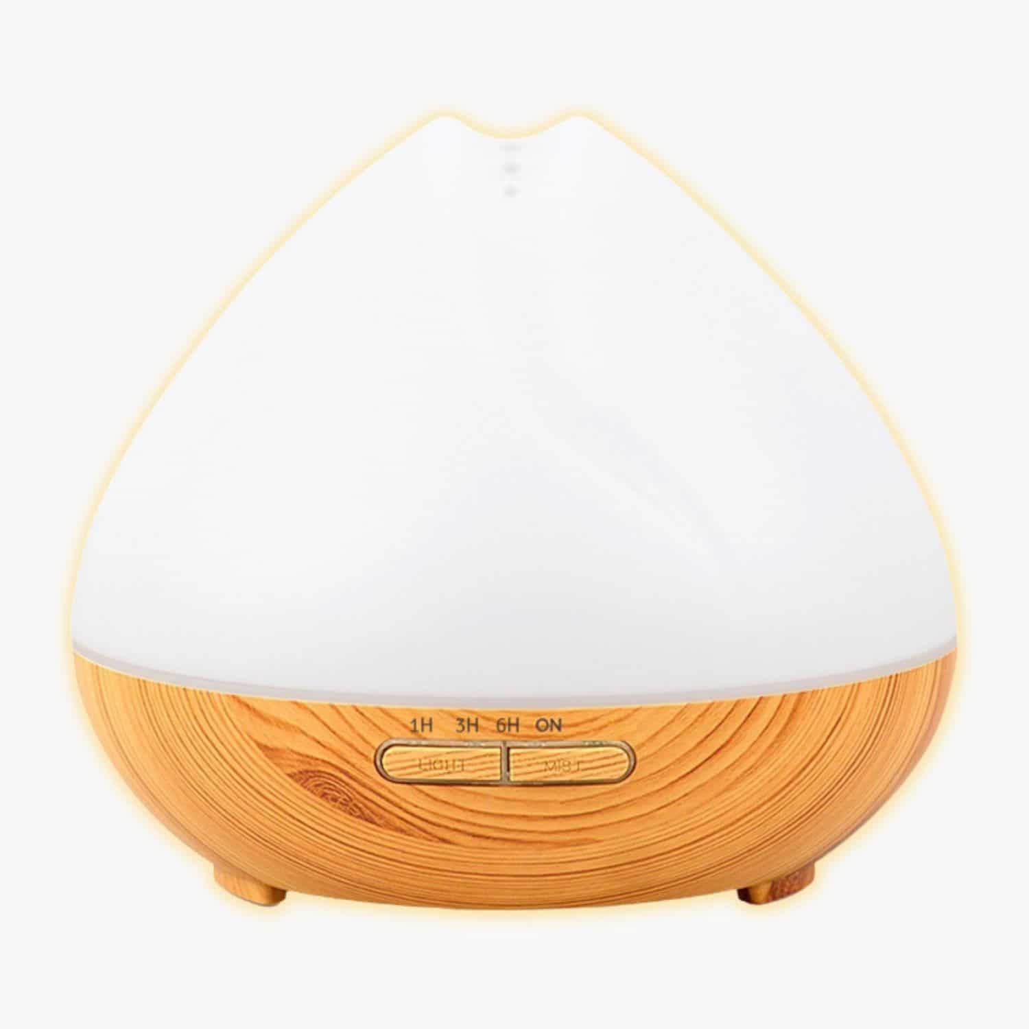 casida-aroma-diffuser-400-ml-ultraschall-holzoptik-led image 1