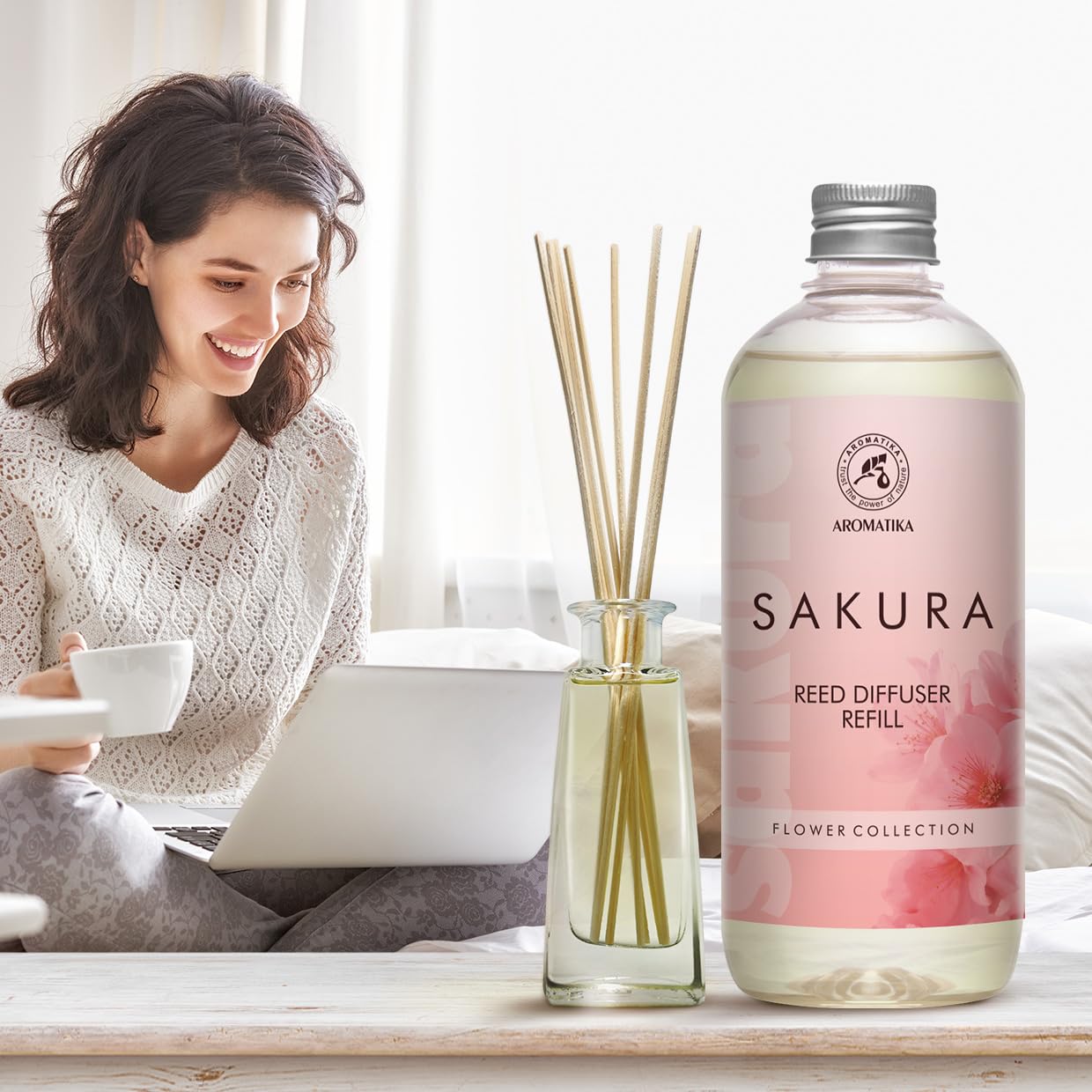 aromatika-sakura-refill-reed-diffuser-nachf-llung-500ml image 4