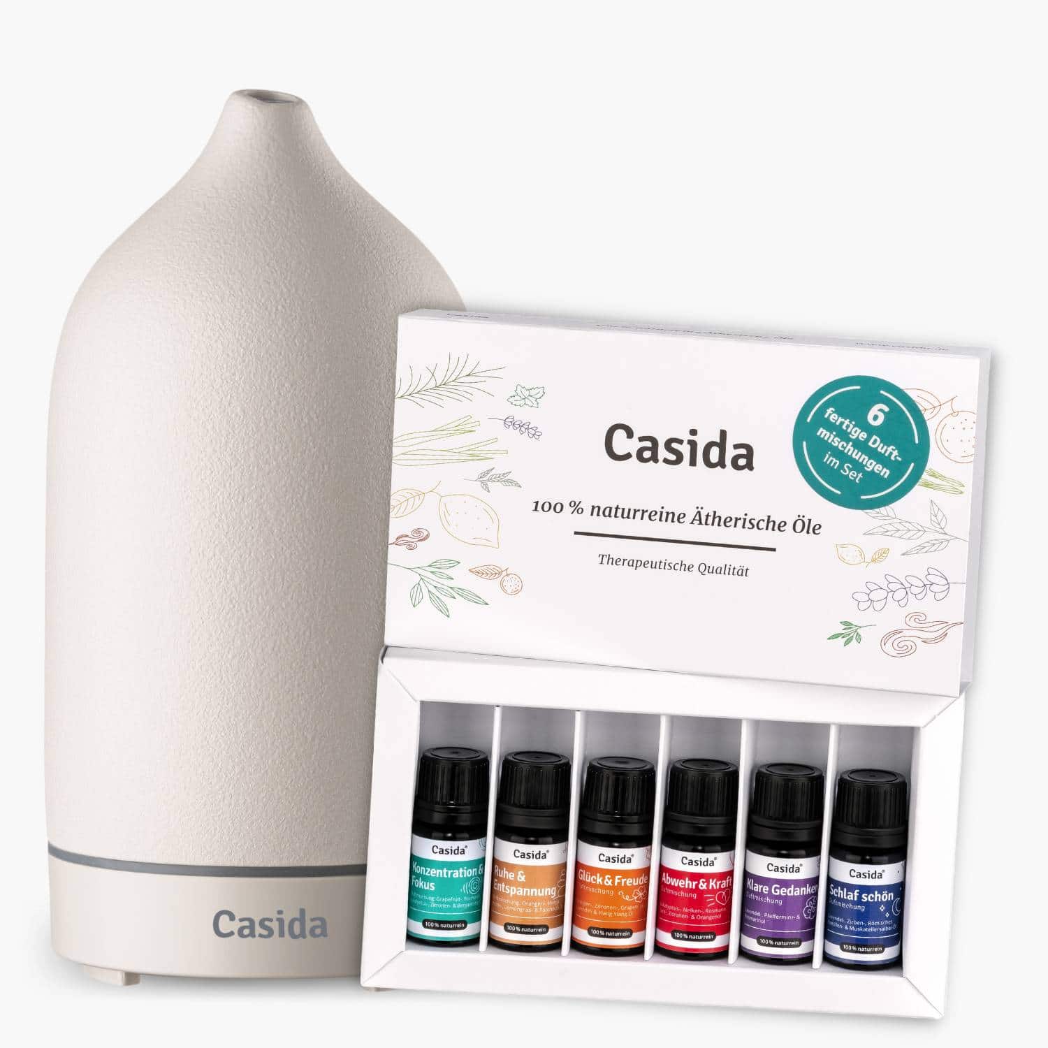 casida-keramik-diffuser-wei-mit-6-duftmischungen-set image 2