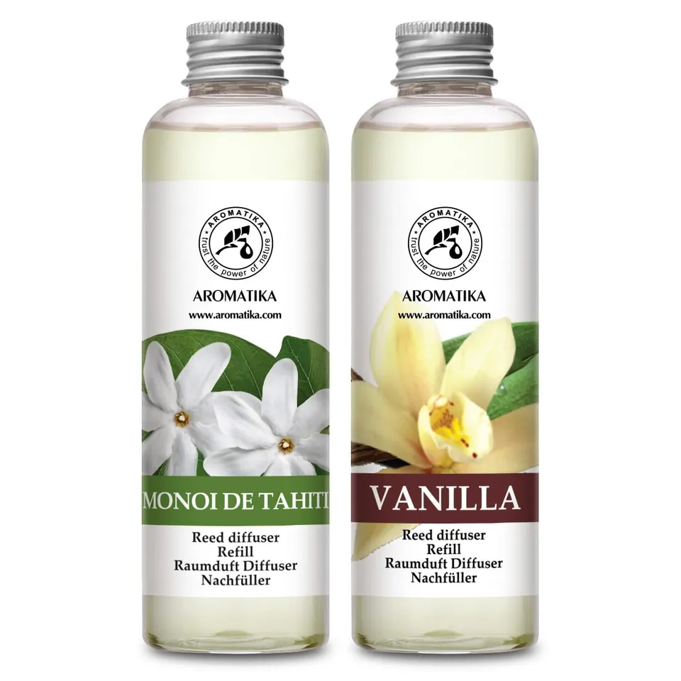 aromatika-monoi-de-tahiti-vanille-diffuser-nachf-ller-2x200ml-blumig image 1