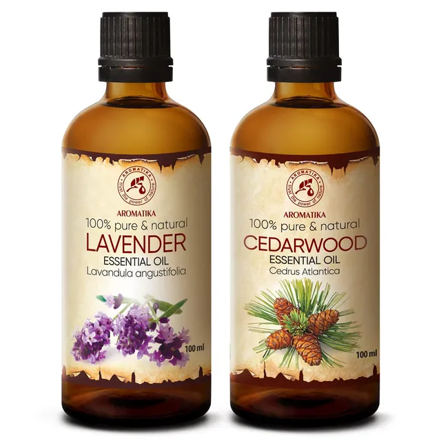 aromatika-therische-le-set-lavendel-zeder-2x100ml image 1