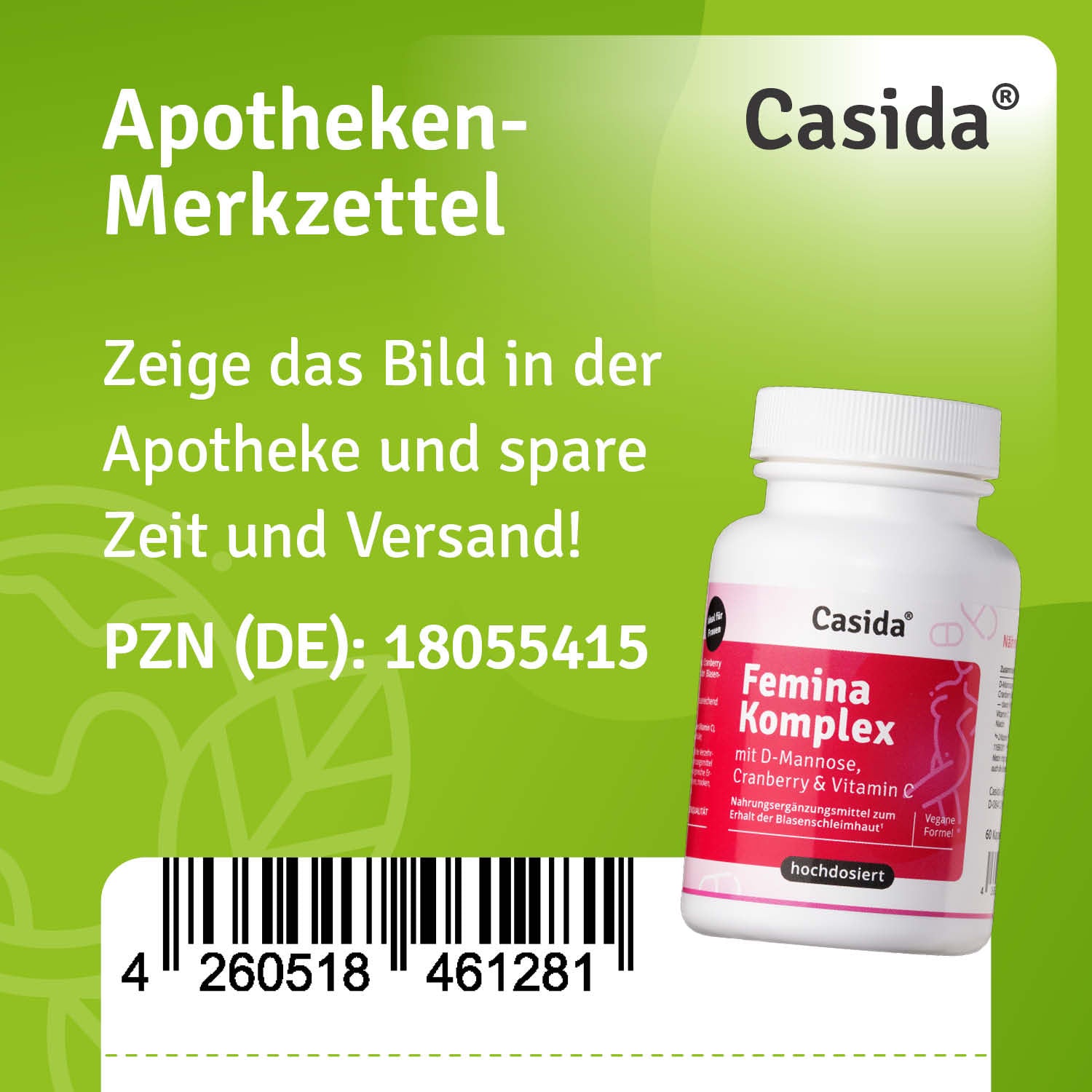 casida-femina-komplex-d-mannose-cranberry-kapseln image 3