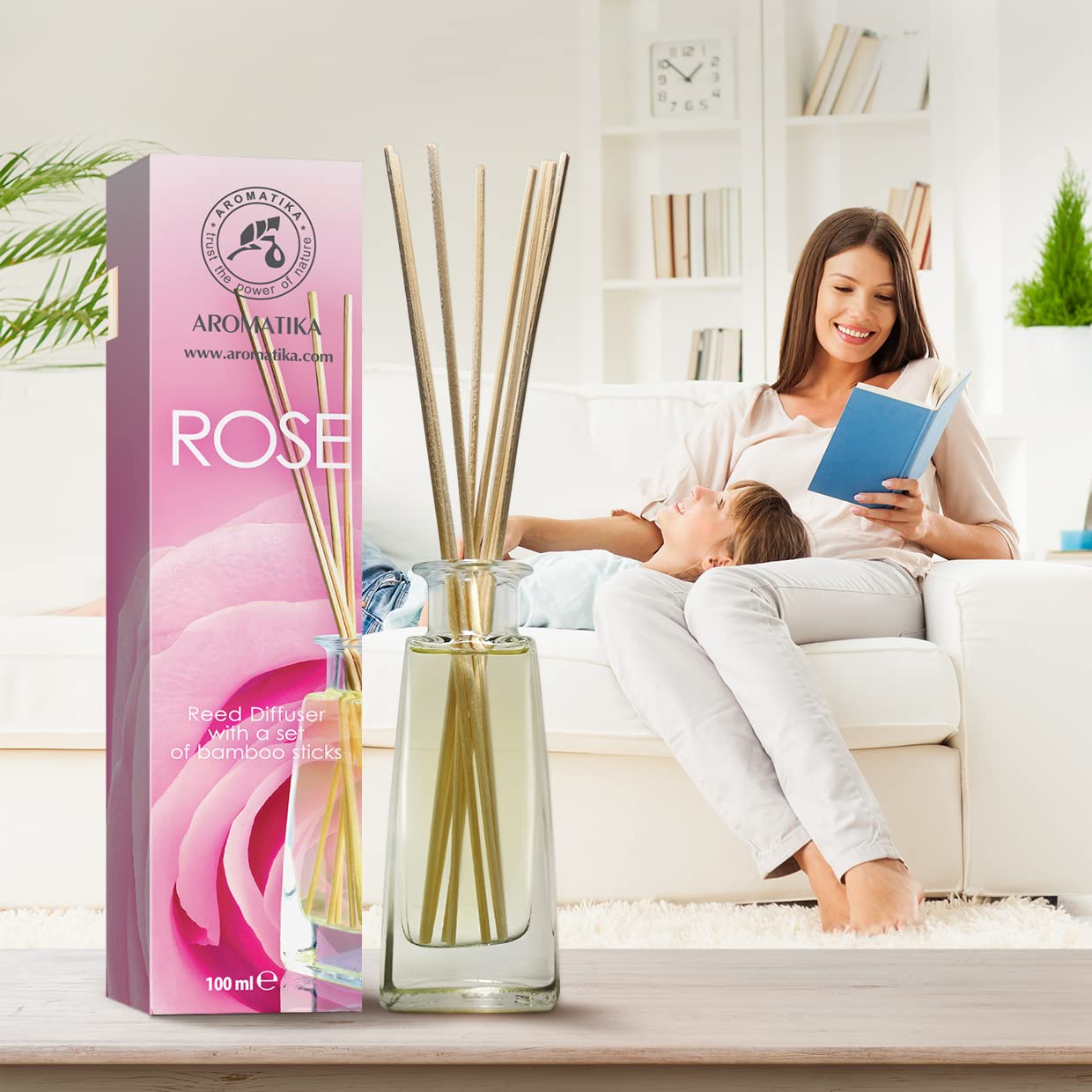 aromatika-reed-diffusers-raumduft-rose-100-ml-set image 5