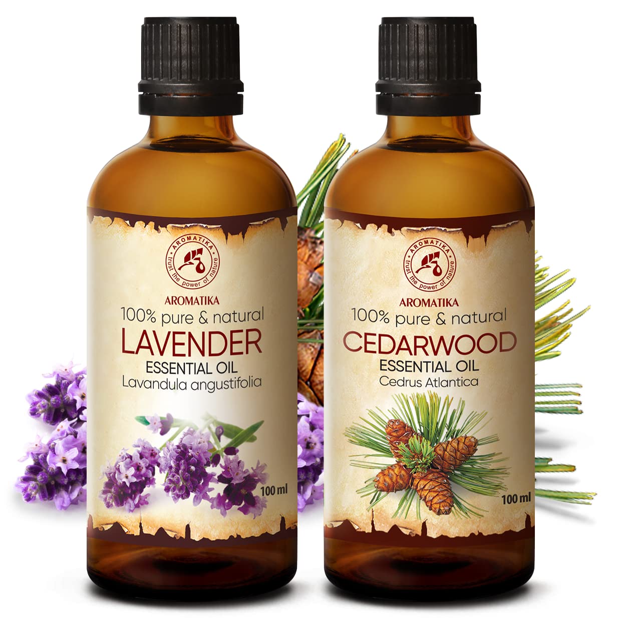 aromatika-therische-le-set-lavendel-zeder-2x100ml image 2