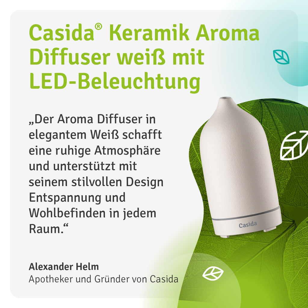 casida-aroma-diffuser-keramik-duftdiffuser-wei-led-120-ml image 7