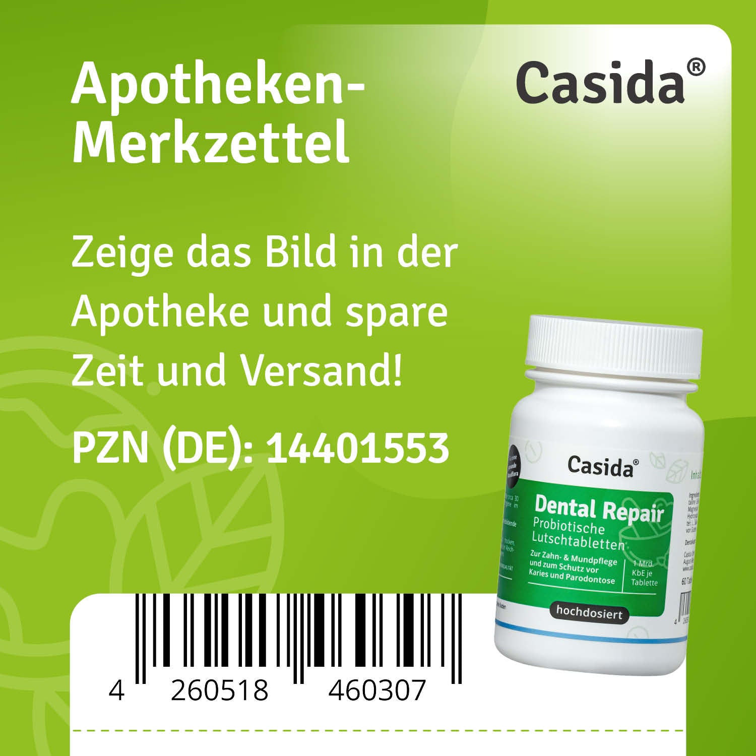 casida-dental-repair-probiotika-lutschtabletten-waldbeere-60-stk image 2