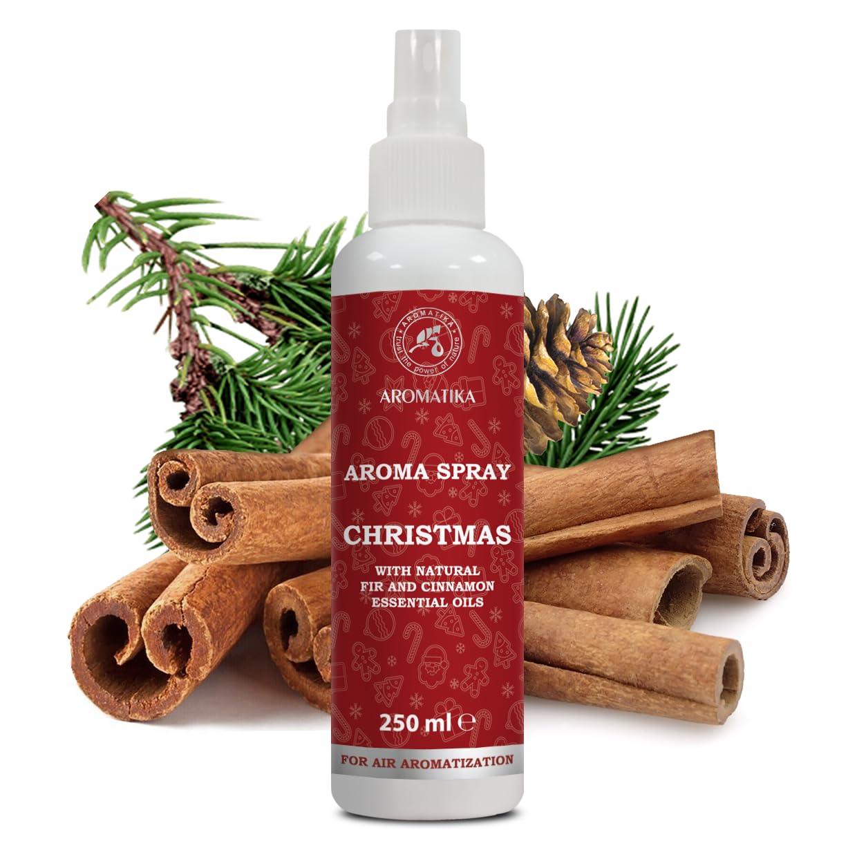 aromatika-weihnachtliches-raumspray-250ml-tanne-zimt image 2