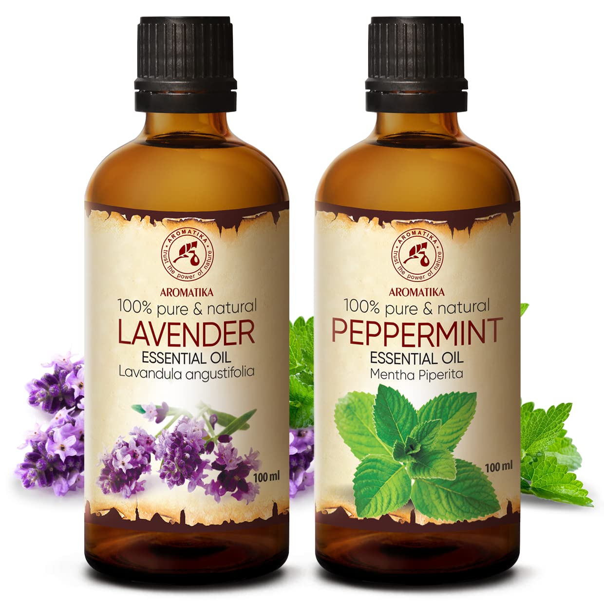 aromatika-therische-le-set-pfefferminz-lavendel-2x100-ml image 2