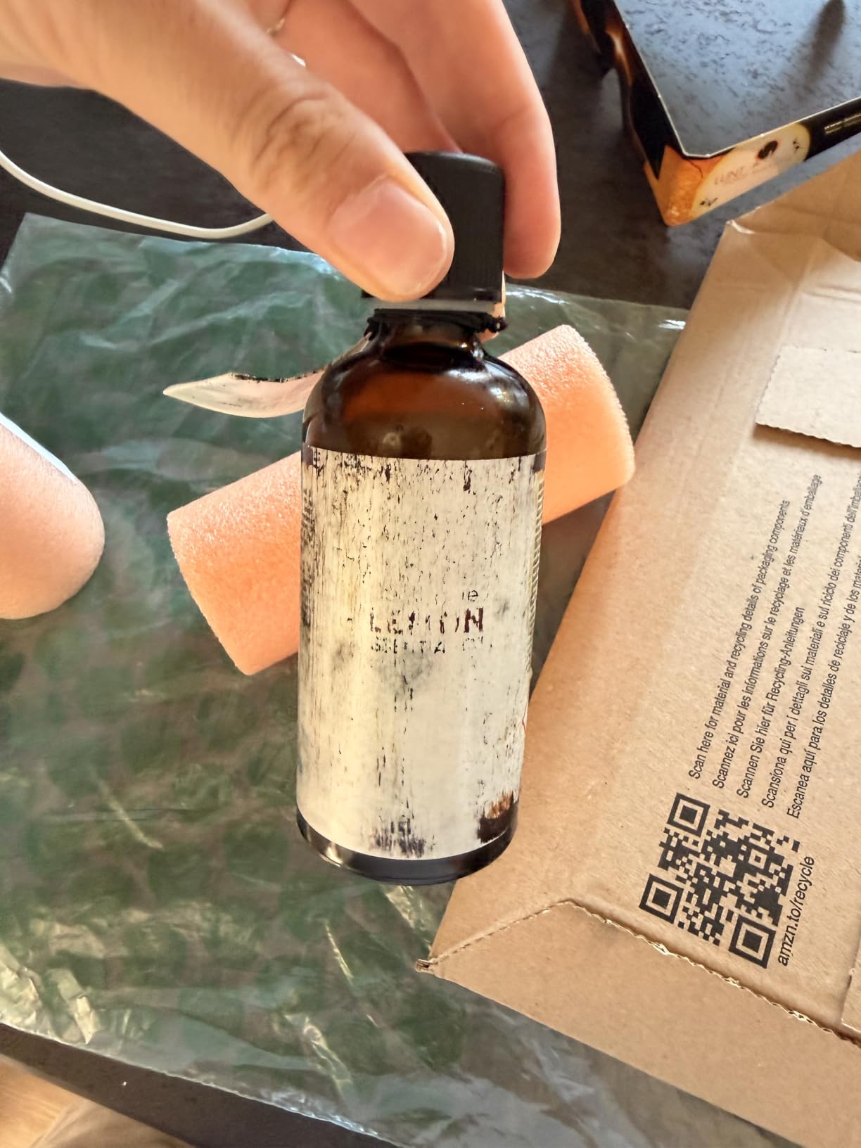Große Flasche top