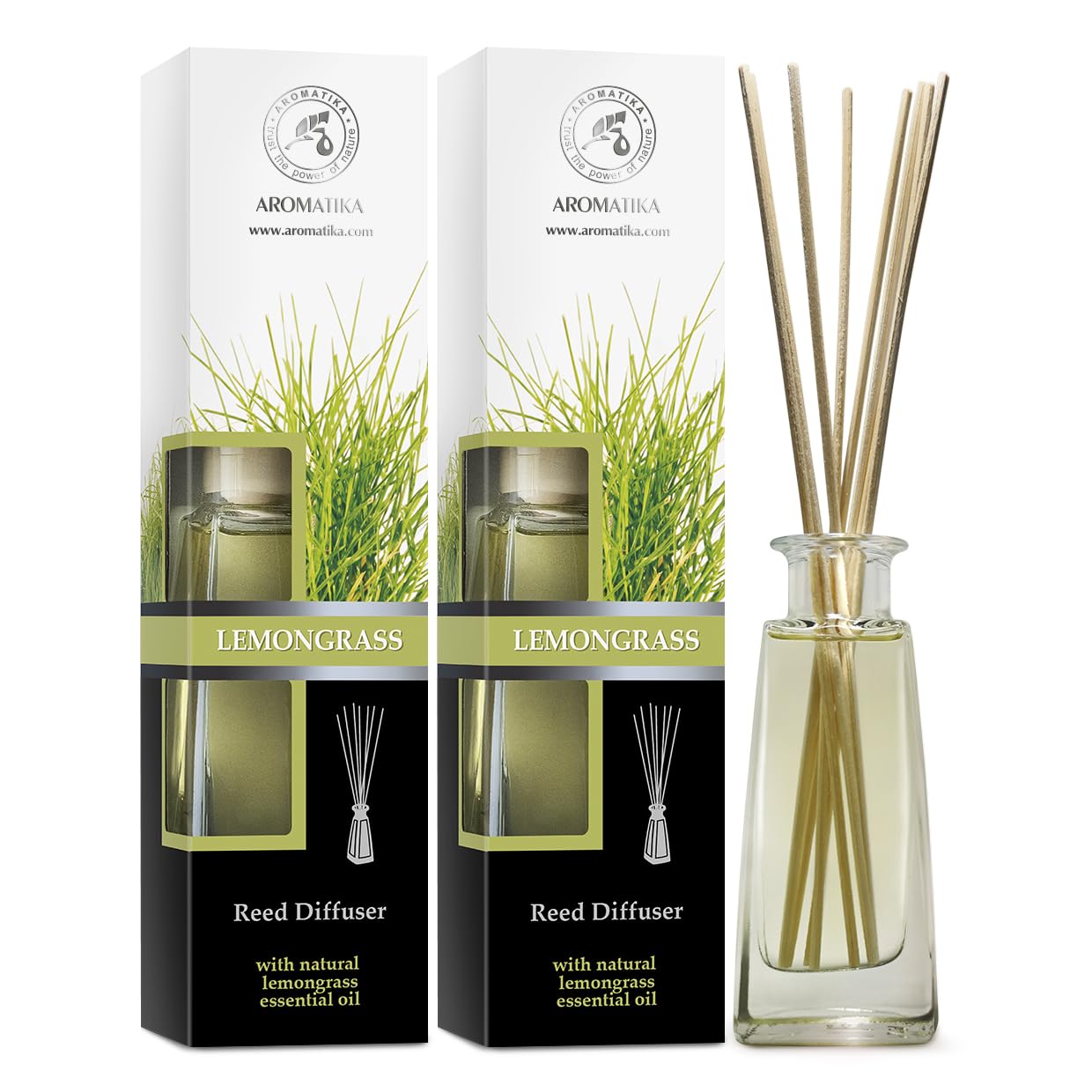 aromatika-reed-diffusers-zitronengras-raumduft-set-2x100-ml image 1