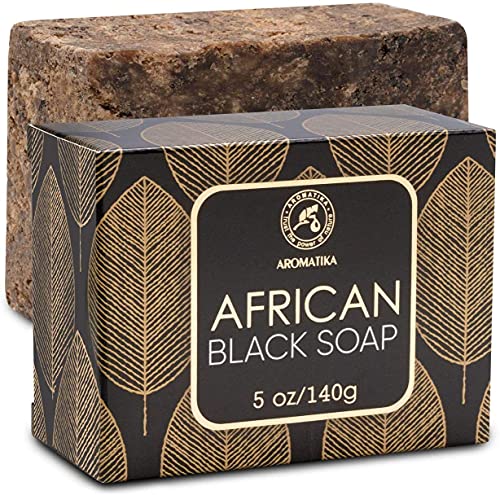 aromatika-afrikanische-schwarze-seife-140g-sheabutter image 8