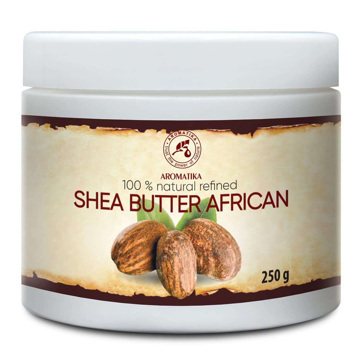aromatika-sheabutter-raffiniert-k-rperbutter-250-g image 1