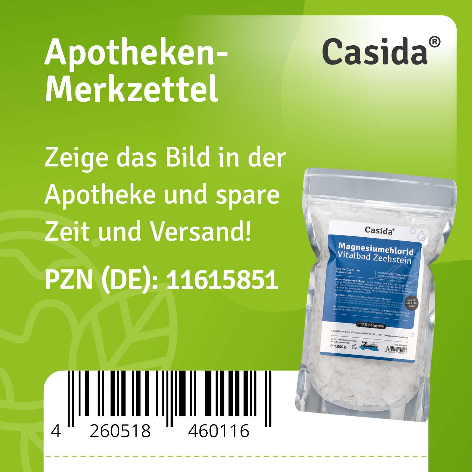casida-magnesiumchlorid-vitalbad-badesalz-zechstein-1-kg image 2