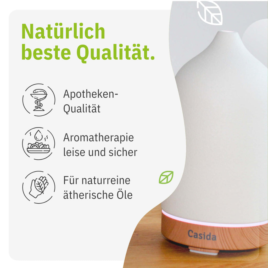 casida-aroma-diffuser-keramik-matt-wei-holzoptik-led-120-ml image 3