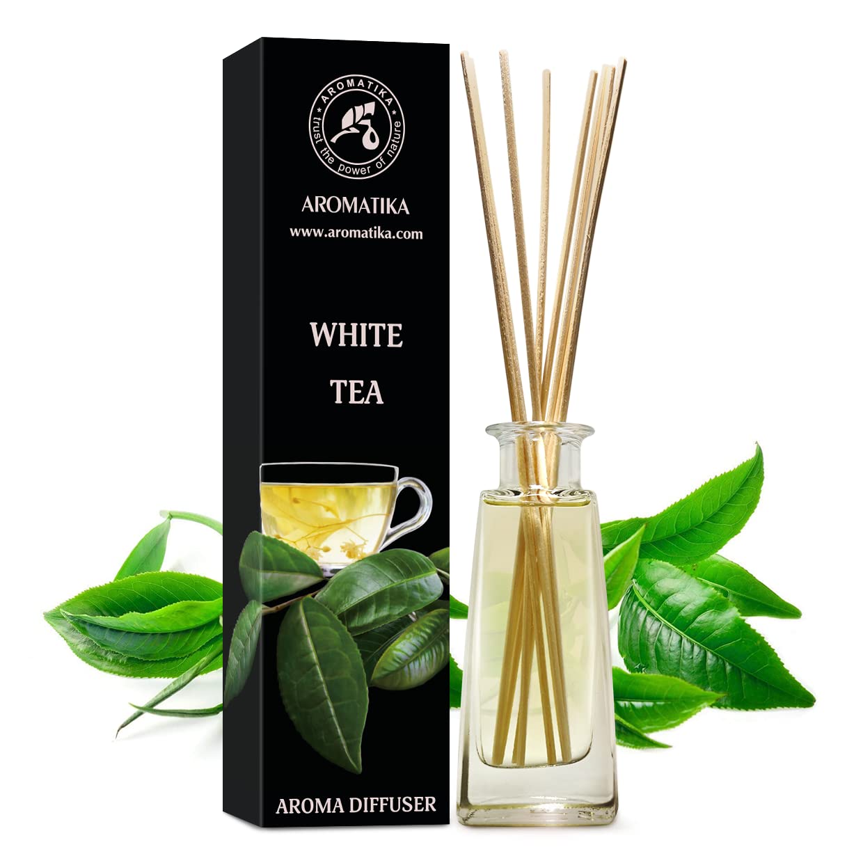 aromatika-reed-diffusers-raumduft-wei-er-tee-100ml-st-bchen image 2