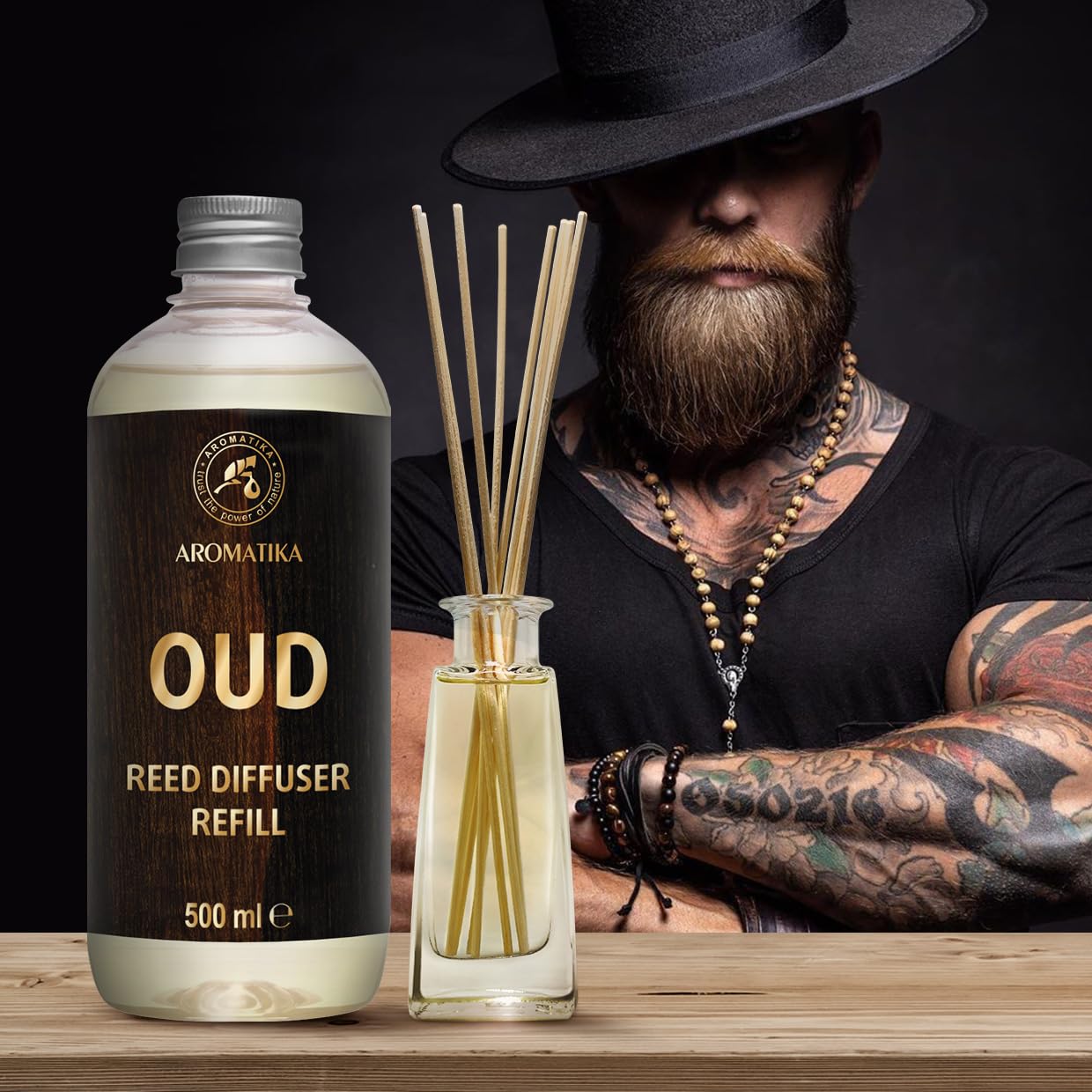 aromatika-refill-diffuser-oud-500ml-nachf-llflasche-holzduft image 5
