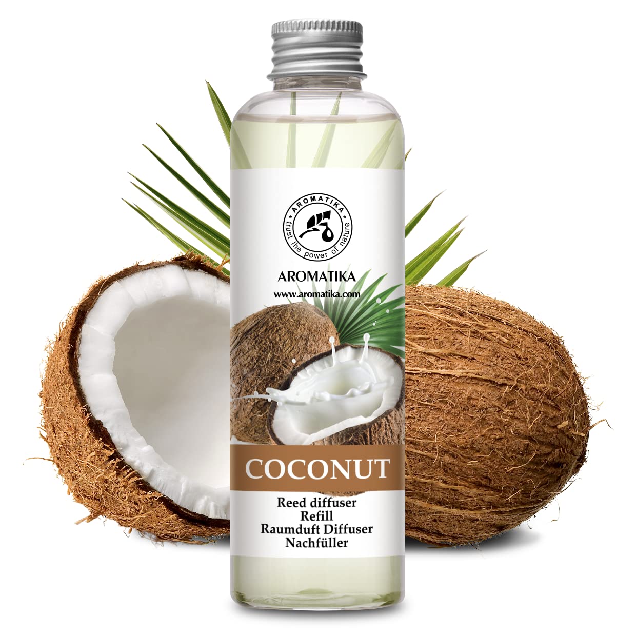 aromatika-raumduft-nachf-llflasche-kokos-200ml-diffusor image 2
