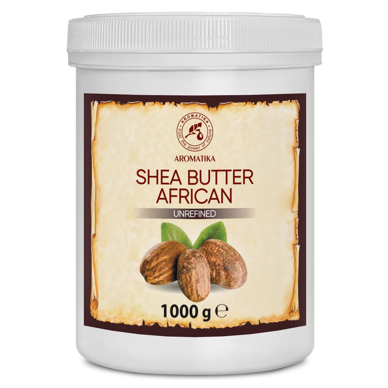 aromatika-sheabutter-unraffiniert-kaltgepresst-1000g-k-rperbutter image 1