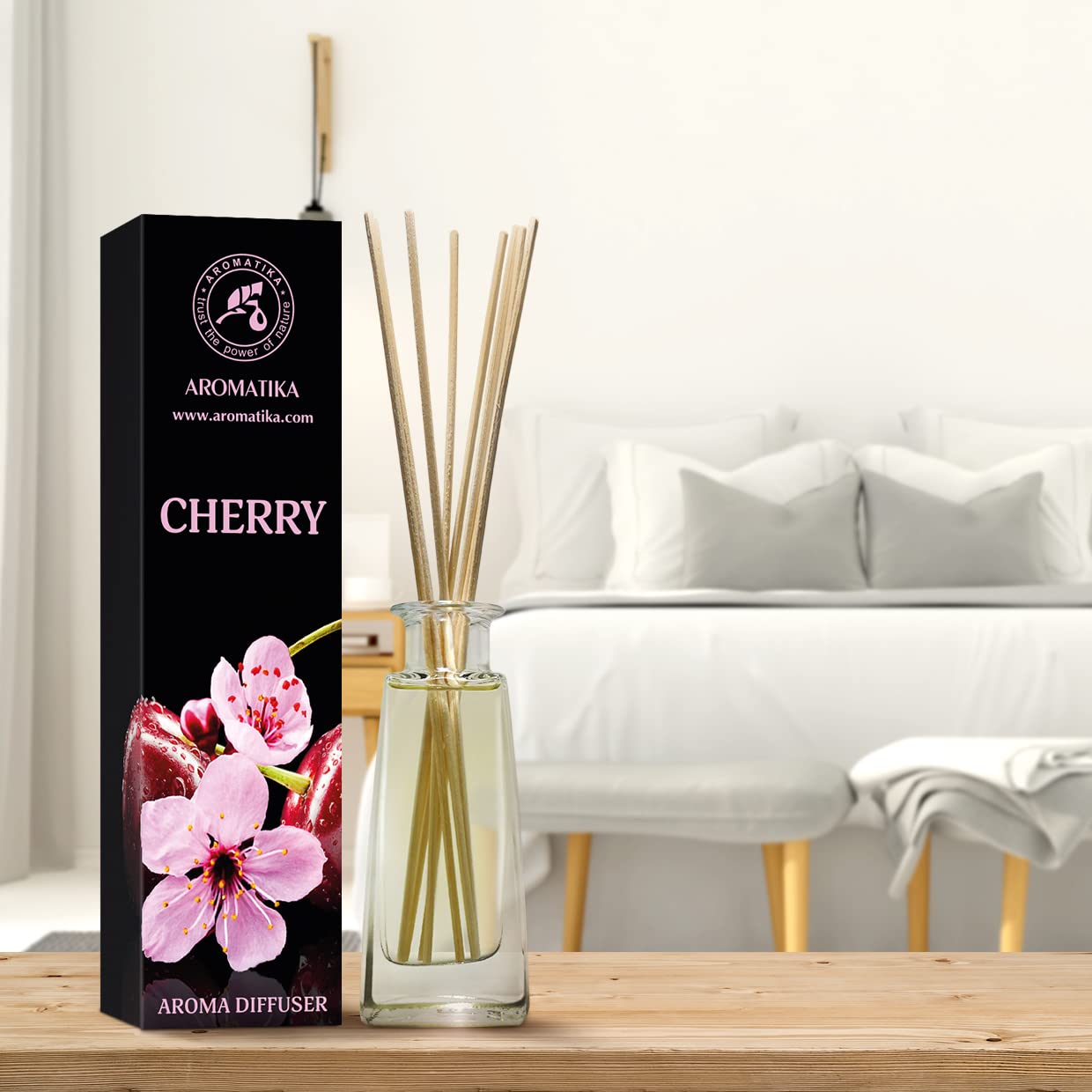 aromatika-reed-diffusers-kirsche-raumduft-100-ml-st-bchen image 3
