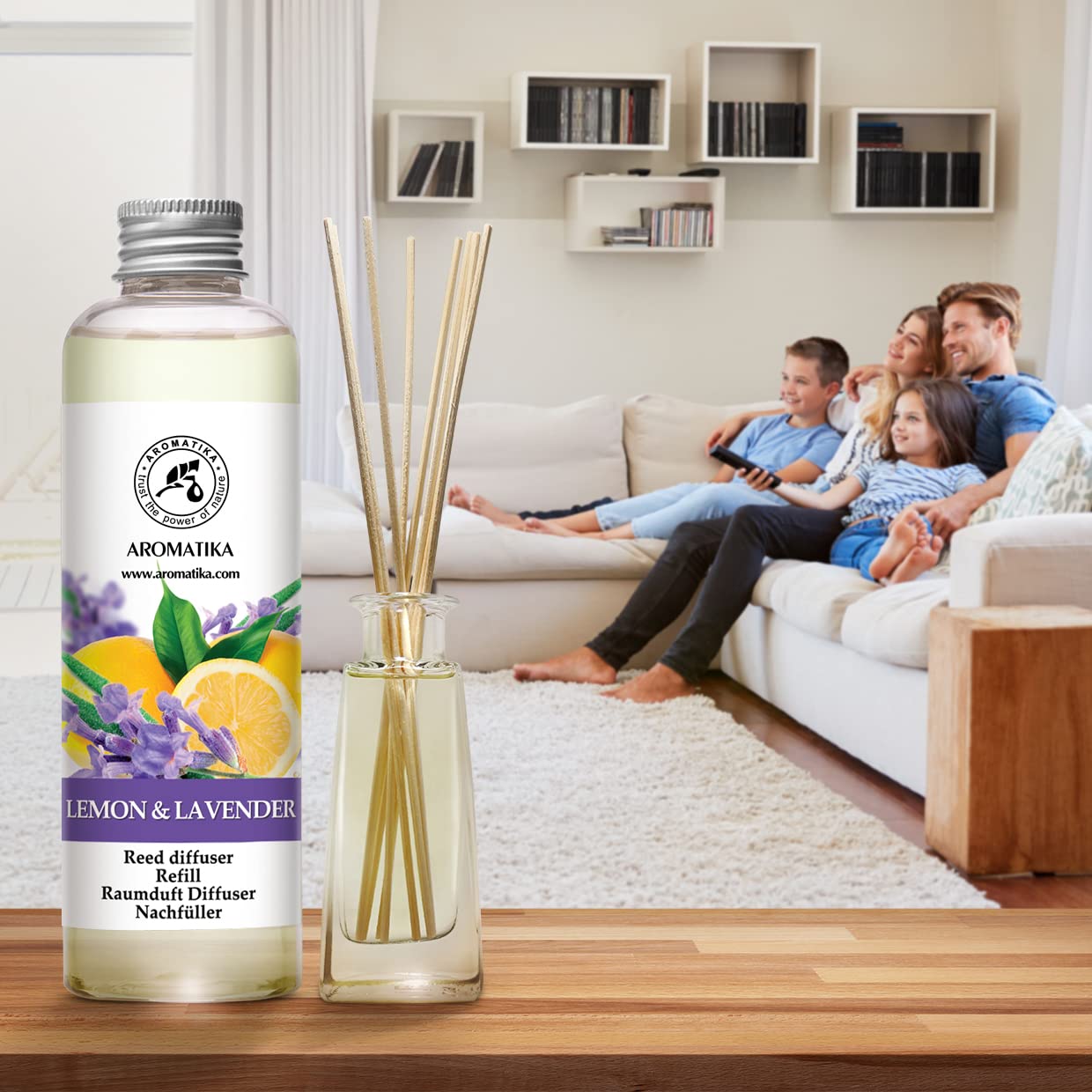 aromatika-refill-reed-diffuser-zitrone-lavendel-200-ml-nachf-ller image 4
