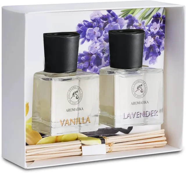 aromatika-vanille-lavendel-reed-diffuser-100ml-st-bchen image 1