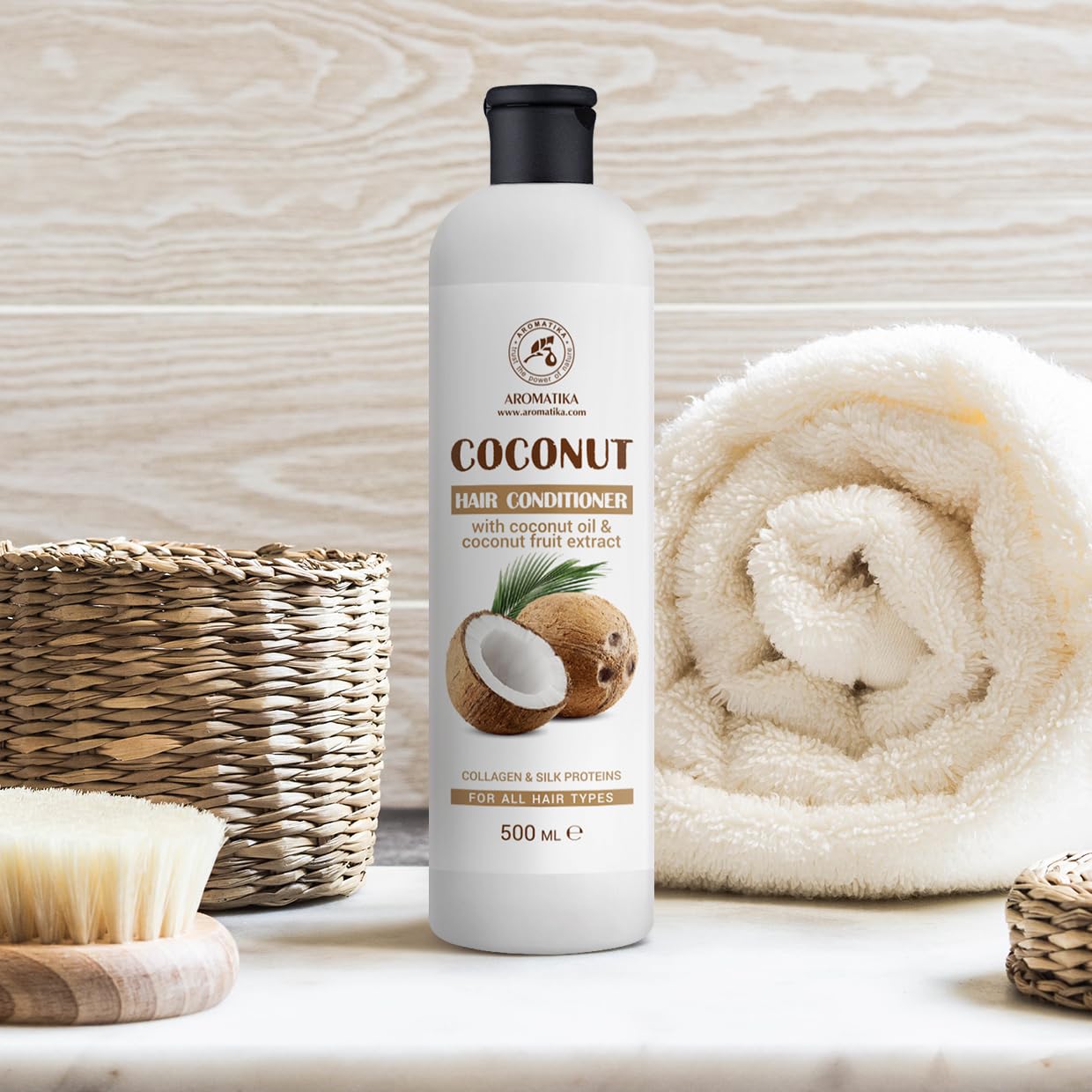 aromatika-coconut-haar-conditioner-500-ml-mit-kokos-l image 4