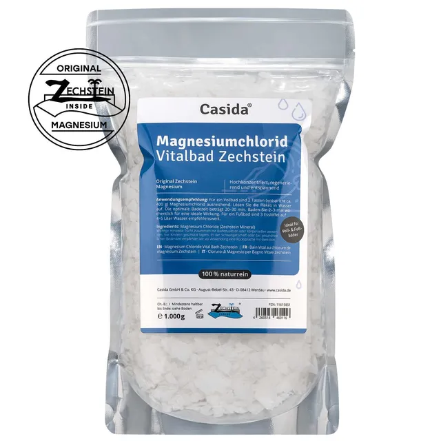 casida-magnesiumchlorid-vitalbad-badesalz-zechstein-1-kg image 1