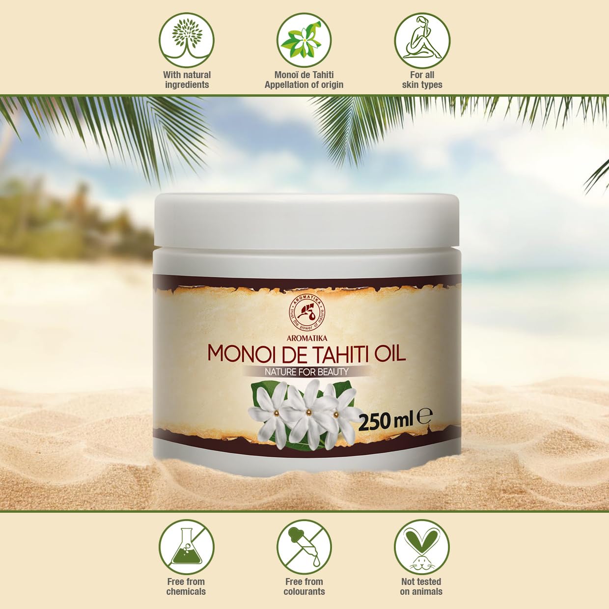 aromatika-monoi-de-tahiti-l-250-ml-kokos-k-rper-l-gardenie image 8