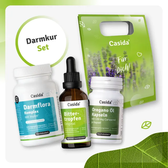 casida-darmkur-set-mit-probiotika-bittertropfen-oregano-3-teilig image 1