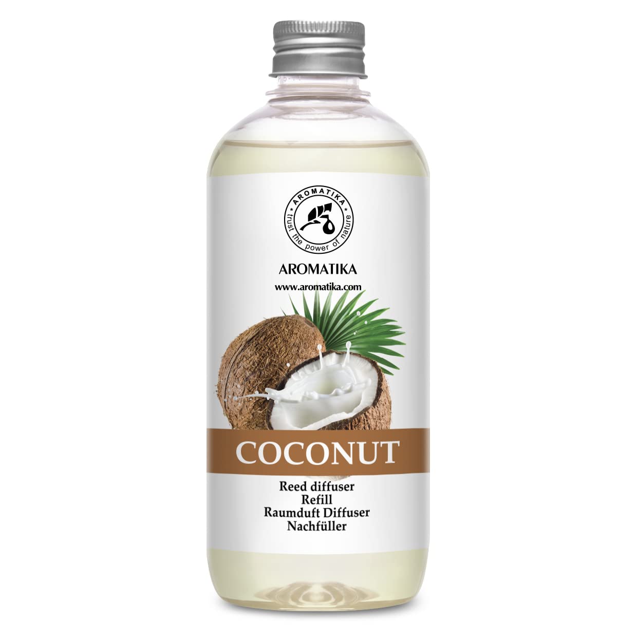 aromatika-raumduft-nachf-llung-kokos-500-ml-diffusor-refill image 1