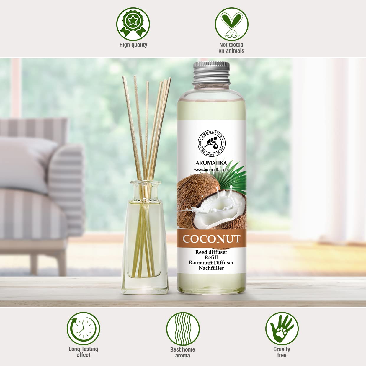 aromatika-raumduft-nachf-llflasche-kokos-200ml-diffusor image 5