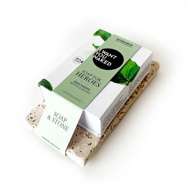 i-want-you-naked-soap-stone-set-seife-travertin-ablage image 1