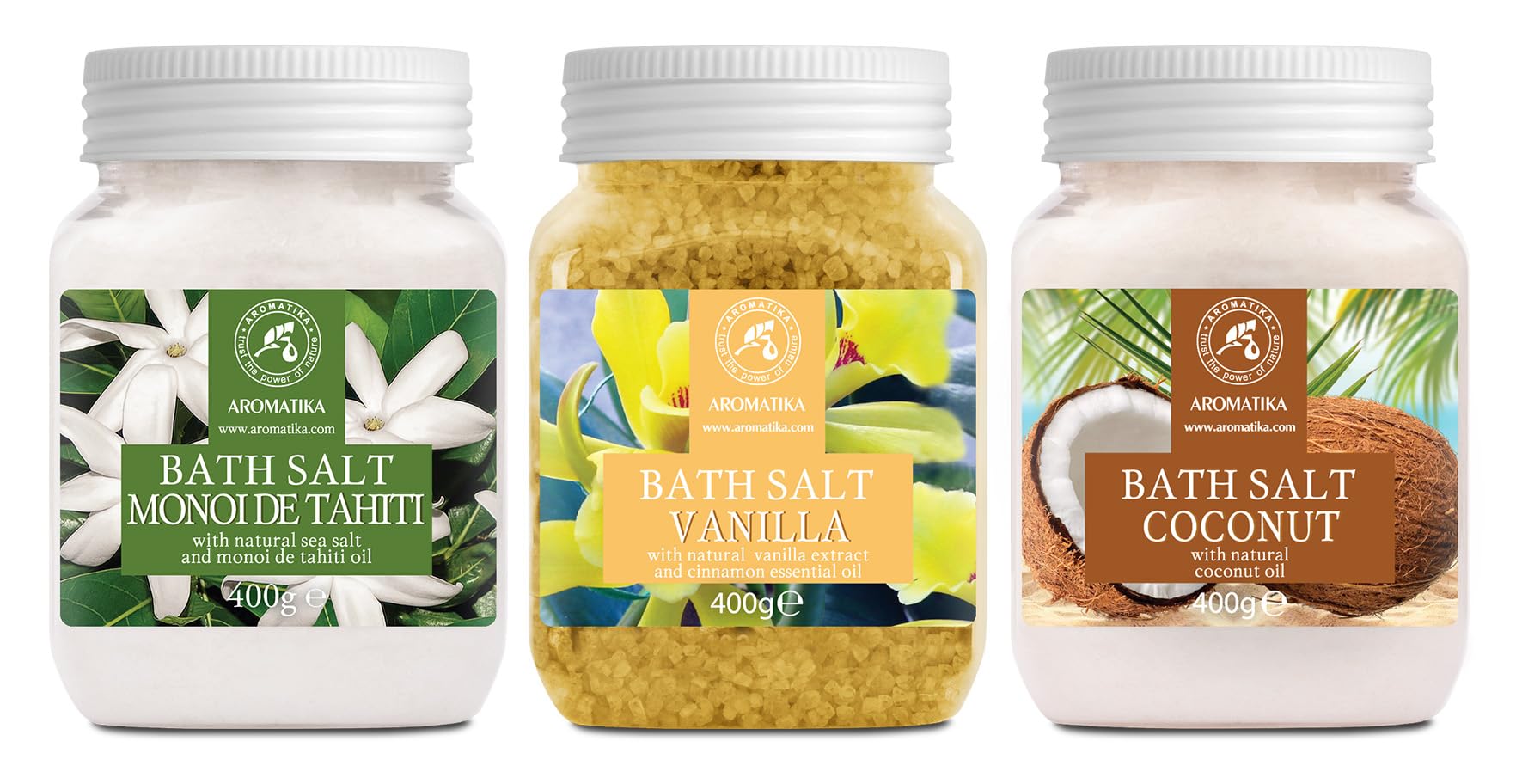aromatika-badesalz-set-monoi-vanille-kokos-3x400-g image 2