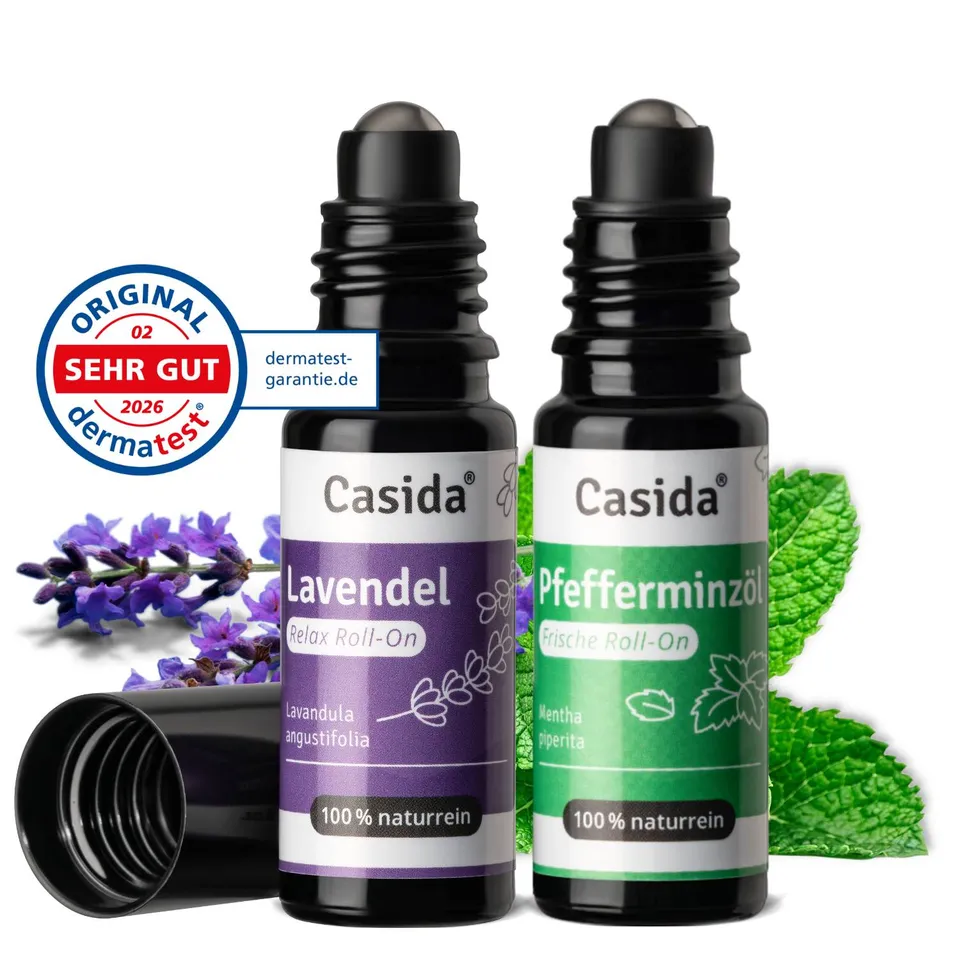 casida-aroma-roll-on-duo-lavendel-pfefferminz-2x10-ml image 1