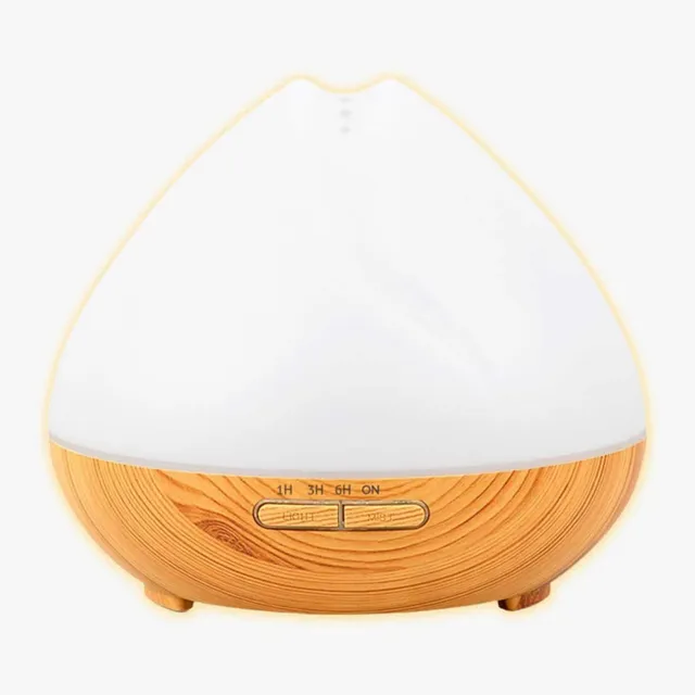 casida-aroma-diffuser-holzoptik-ultraschall-vernebler-400-ml-led image 1