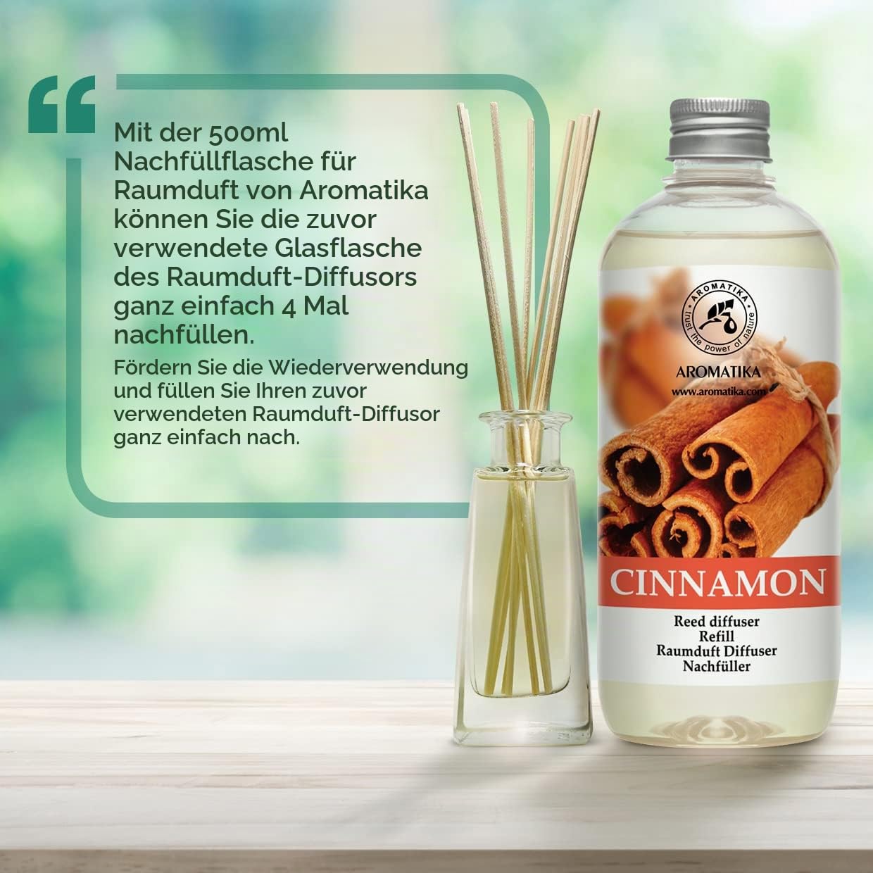 aromatika-zimt-raumduft-nachf-llflasche-500ml-diffusor image 5