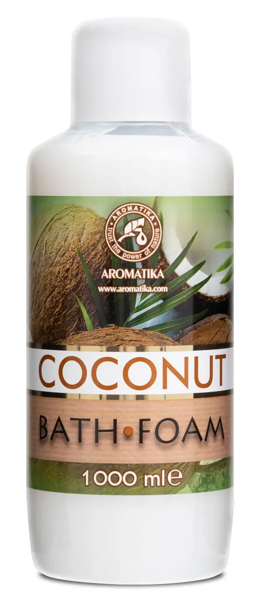 aromatika-kokos-badeschaum-1000-ml-pflegend-mit-kokosduft image 1