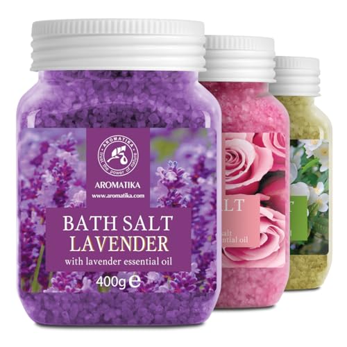aromatika-bath-salts-epsom-salz-set-lavendel-jasmin-rose-3x400g image 2