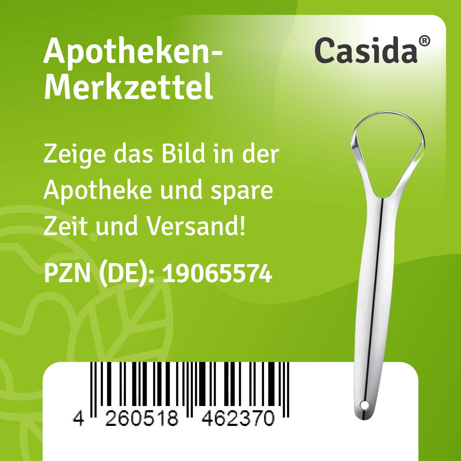 casida-zungenreiniger-edelstahl-zungenschaber-1-st-ck image 2