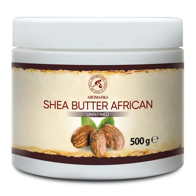 aromatika-shea-butter-k-rperbutter-500g-unraffiniert image 1