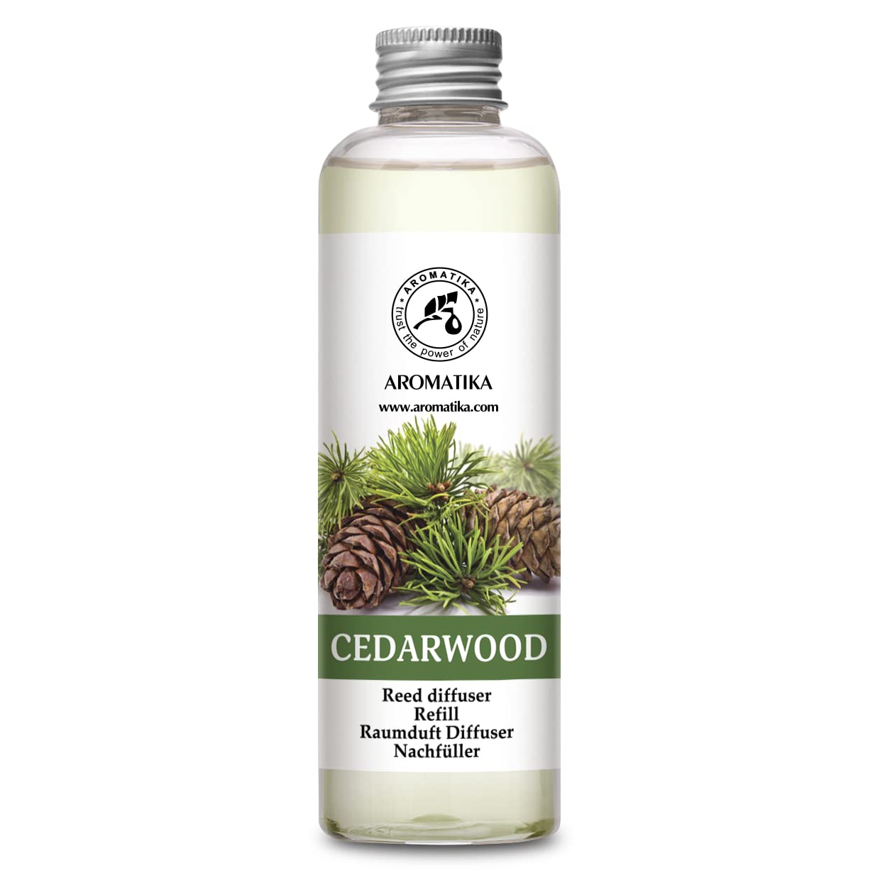 aromatika-raumduft-nachf-ller-zedernholz-200-ml image 1