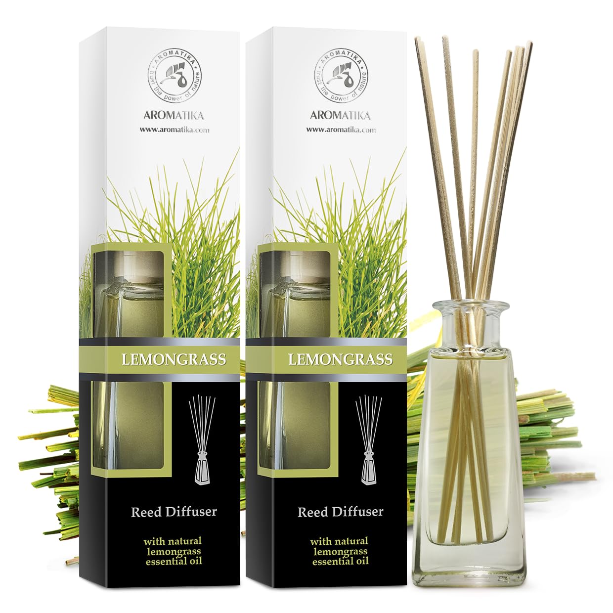 aromatika-reed-diffusers-zitronengras-raumduft-set-2x100-ml image 2