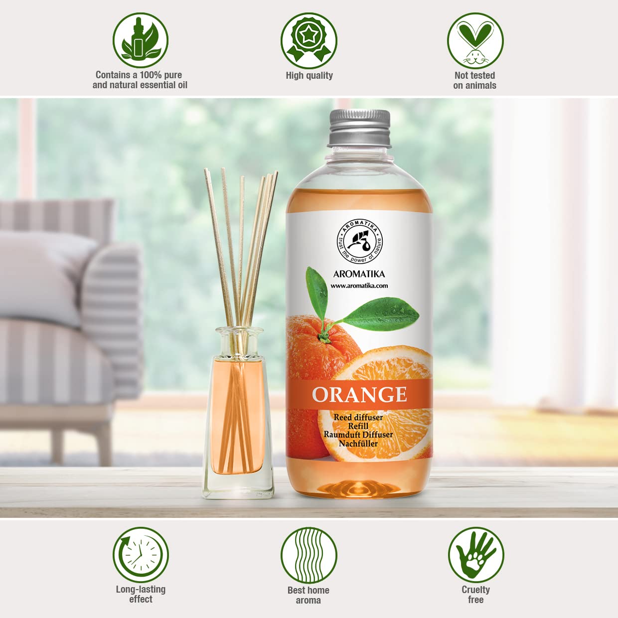 aromatika-raumduft-nachf-llung-orange-500ml-zitrus-diffusor image 8