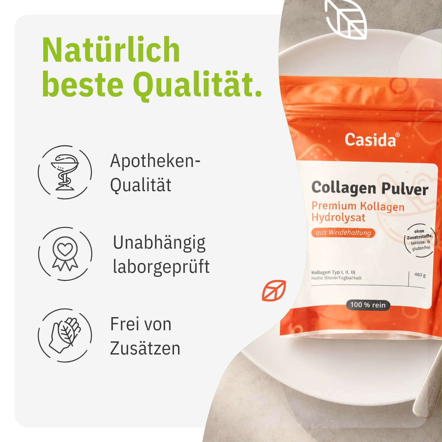 casida-kollagen-peptide-typ-i-ii-iii-peptan-pulver-neutral image 4
