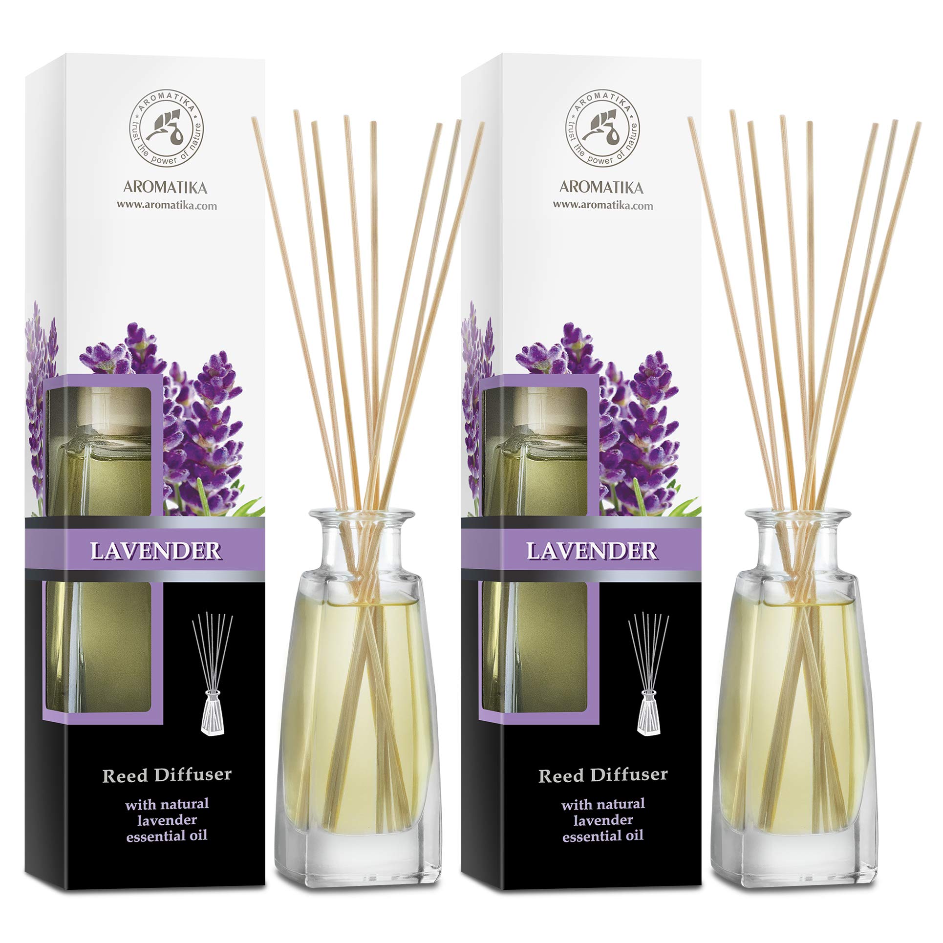 aromatika-reed-diffuser-lavendel-2x100-ml-mit-st-bchen-set image 2
