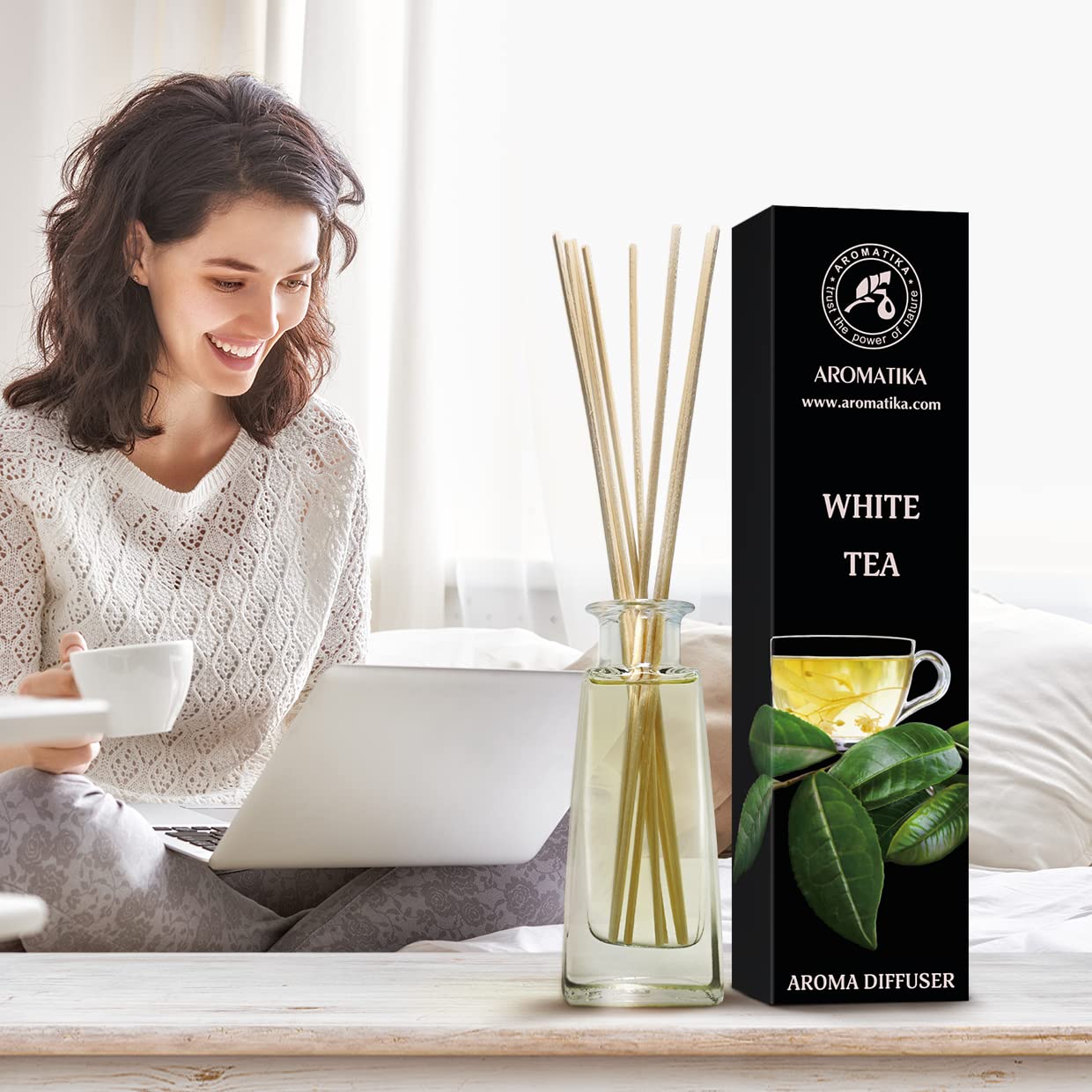 aromatika-reed-diffusers-raumduft-wei-er-tee-100ml-st-bchen image 8