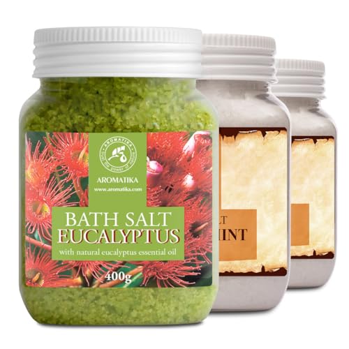 aromatika-bath-salts-epsom-salz-set-eukalyptus-minze-3x400g image 2
