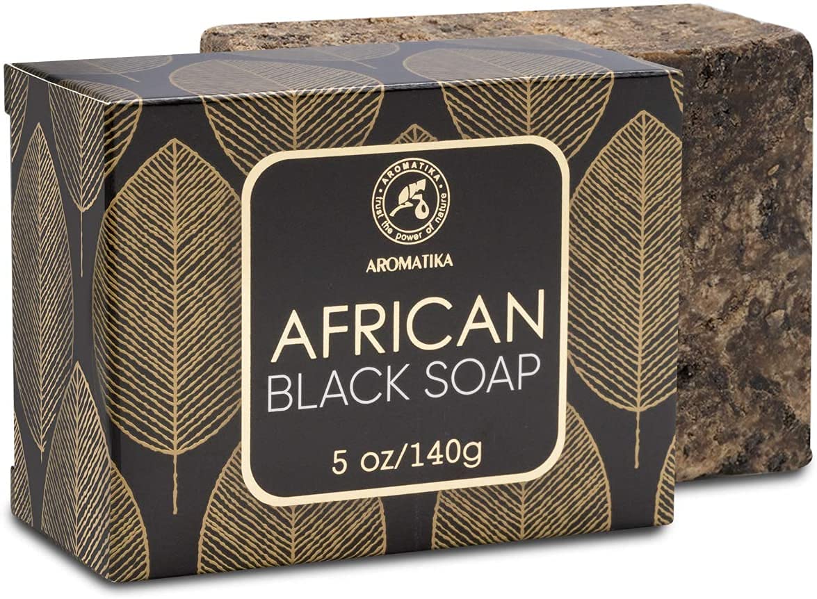 aromatika-afrikanische-schwarze-seife-140g-sheabutter image 3