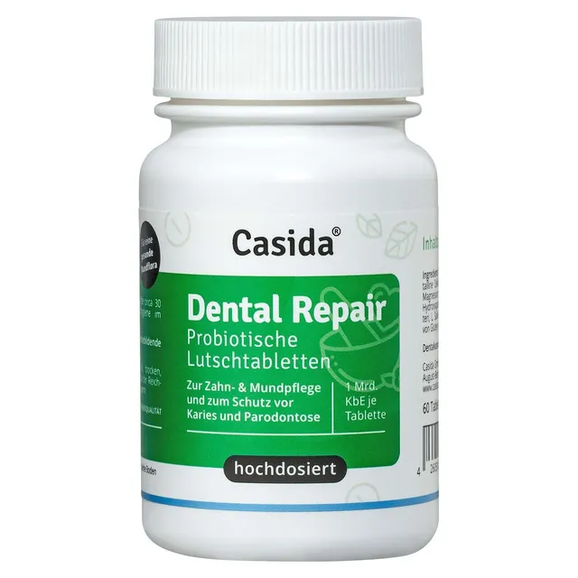 casida-dental-repair-probiotika-lutschtabletten-waldbeere-60-stk image 1