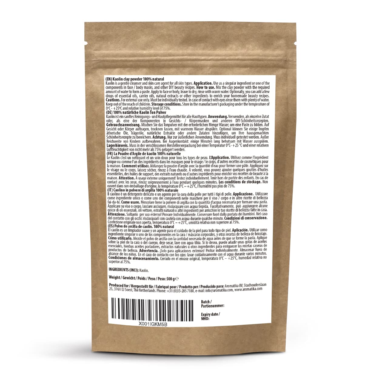 aromatika-wei-e-tonerde-kaolin-pulver-500g-gesichtsmaske image 3